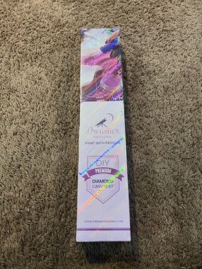 Dreamers Purple Diamond Canvas Craft Kit
